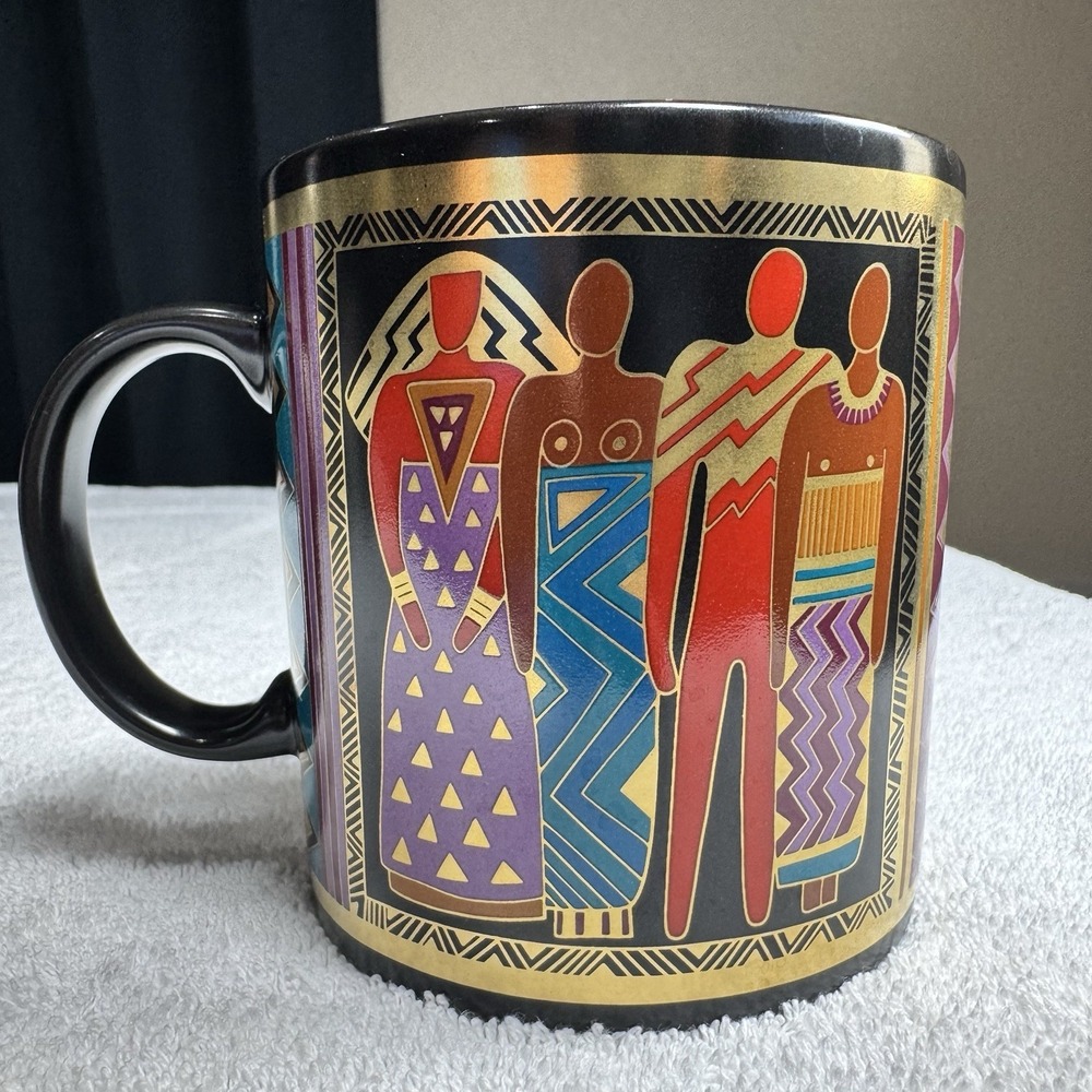 Vintage Laurel Burch Tribal Spirit Ceramic Coffee/Tea Mug